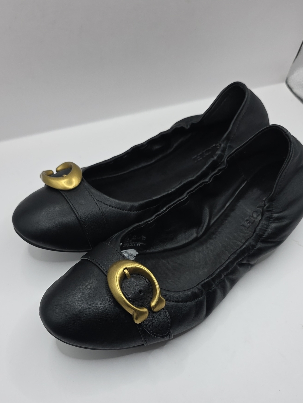 Coach Stanton Ballet Flats Leather Size 8.5